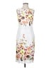 Badgley Mischka 100% Polyester Floral White Cocktail Dress Size 4 - photo 1