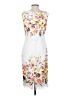 Badgley Mischka 100% Polyester Floral White Cocktail Dress Size 4 - photo 2
