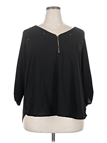 Tempted Hearts 3/4 Sleeve Blouse (view 1)