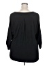 Tempted Hearts Black 3/4 Sleeve Blouse Size 3X - photo 2