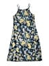 Speechless 100% Polyester Print Blue Dress Size 7 - photo 1