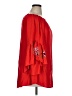 Feathers 100% Rayon Red 3/4 Sleeve Blouse Size XL - photo 4