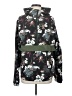 Super Massive Floral Green Black Windbreaker Size S - photo 1