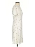 H&M 100% Polyester Polka Dots Ivory Casual Dress Size 0 - photo 4