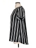 Darling 100% Polyester Stripes Black Short Sleeve Blouse Size XL - photo 5