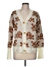 Cato 100% Acrylic Ivory Cardigan Size M - photo 1
