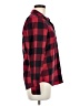 Chaps 100% Cotton Plaid Red Long Sleeve Button-Down Shirt Size M - photo 4