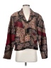 Coldwater Creek Paisley Brown Silk Blazer Size S - photo 1