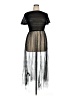 Shein Curve 100% Polyester Black Cocktail Dress Size 0X - photo 1