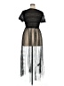 Shein Curve 100% Polyester Black Cocktail Dress Size 0X - photo 2