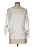 MICHAEL Michael Kors 100% Polyester Ivory 3/4 Sleeve Blouse Size L - photo 1