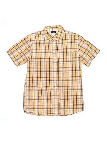 Basic Editions Short Sleeve Button-Down Shirt (view 1)