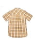 Basic Editions Plaid Yellow Short Sleeve Button-Down Shirt Size 10 - 12 - photo 2