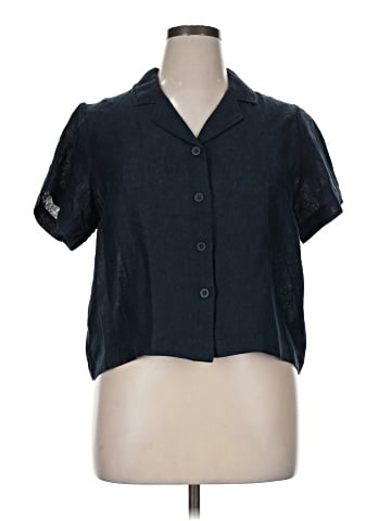 Elie Tahari Short Sleeve Blouse (view 1)