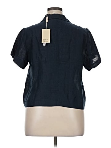 Elie Tahari Short Sleeve Blouse (view 2)