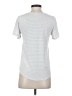 Green Envelope Stripes Silver Gray Short Sleeve T-Shirt Size XS - photo 2