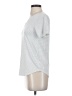 Green Envelope Stripes Silver Gray Short Sleeve T-Shirt Size XS - photo 5