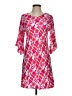 Escapada 100% Rayon Paisley Pink Casual Dress Size S - photo 1