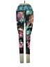 Nanette Lepore Graphic Teal Leggings Size XS - photo 2