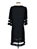 Unbranded 100% Polyester Solid Black Casual Dress Size M - photo 2