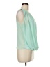 By & By 100% Polyester Green Sleeveless Blouse Size M - photo 4