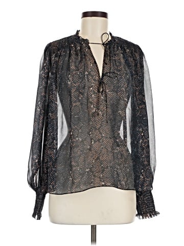 Ulla Johnson Long Sleeve Silk Top (view 1)