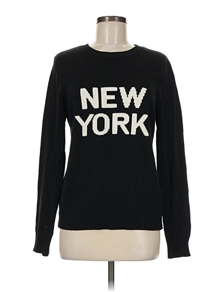 Pre-owned Ellsworth & Ivey Pullover Sweater In Black