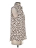 Premise Studio 100% Polyester Animal Print Brown Sleeveless Blouse Size XS - photo 4