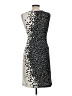 BCBGMAXAZRIA Polka Dots Black Cocktail Dress Size M - photo 2