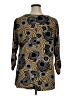 J.t.b. Gold Black 3/4 Sleeve Top Size 1X - photo 2