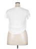 Style Envy 100% Rayon White Short Sleeve Blouse Size XL - photo 2