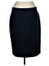 Alfani Solid Black Blue Formal Skirt Size 10 - photo 1