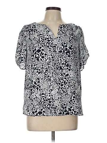 Jones & Co Short Sleeve Blouse (view 1)