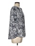 Jones & Co 100% Polyester Blue Short Sleeve Blouse Size L - photo 4