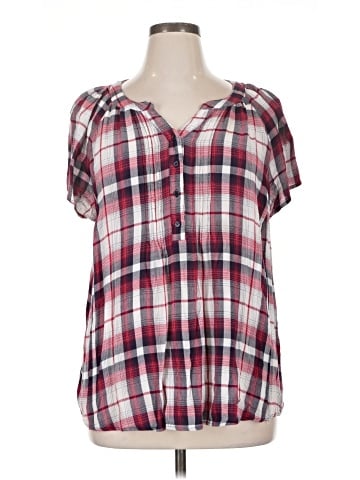 Cj Banks Short Sleeve Blouse (view 1)
