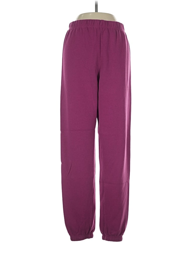Pre-owned Z Supply Track Pants In Purple
