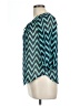 Ezra 100% Polyester Teal 3/4 Sleeve Blouse Size L - photo 5