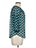 Ezra 100% Polyester Teal 3/4 Sleeve Blouse Size L - photo 4