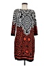 En Focus Studio Graphic Red Casual Dress Size 8 - photo 1