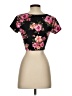 krush Floral Black Short Sleeve T-Shirt Size S - photo 2