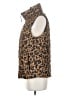 Gap 100% Recycled Polyester Animal Print Brown Vest Size S (tall) - photo 5