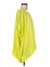 Diane von Furstenberg 100% Viscose Yellow Poncho Size Med - Lg - photo 4
