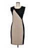 Ruby Belle Color Block Tan Black Cocktail Dress Size 6 - photo 1