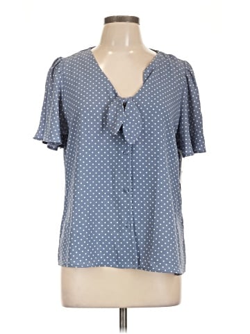 LC Lauren Conrad Short Sleeve Blouse (view 1)