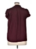 Current Air 100% Polyester Burgundy Short Sleeve Blouse Size XL - photo 2