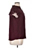 Current Air 100% Polyester Burgundy Short Sleeve Blouse Size XL - photo 4