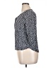 Stylus 100% Rayon Chevron-herringbone Black 3/4 Sleeve Blouse Size XL - photo 5