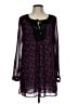 Daniel Rainn 100% Polyester Paisley Purple Casual Dress Size L - photo 1