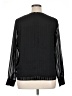 &.Layered Black Long Sleeve Blouse Size XL - photo 2