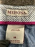 Merona 100% Cotton Solid Blue Shorts Size 18 - photo 3